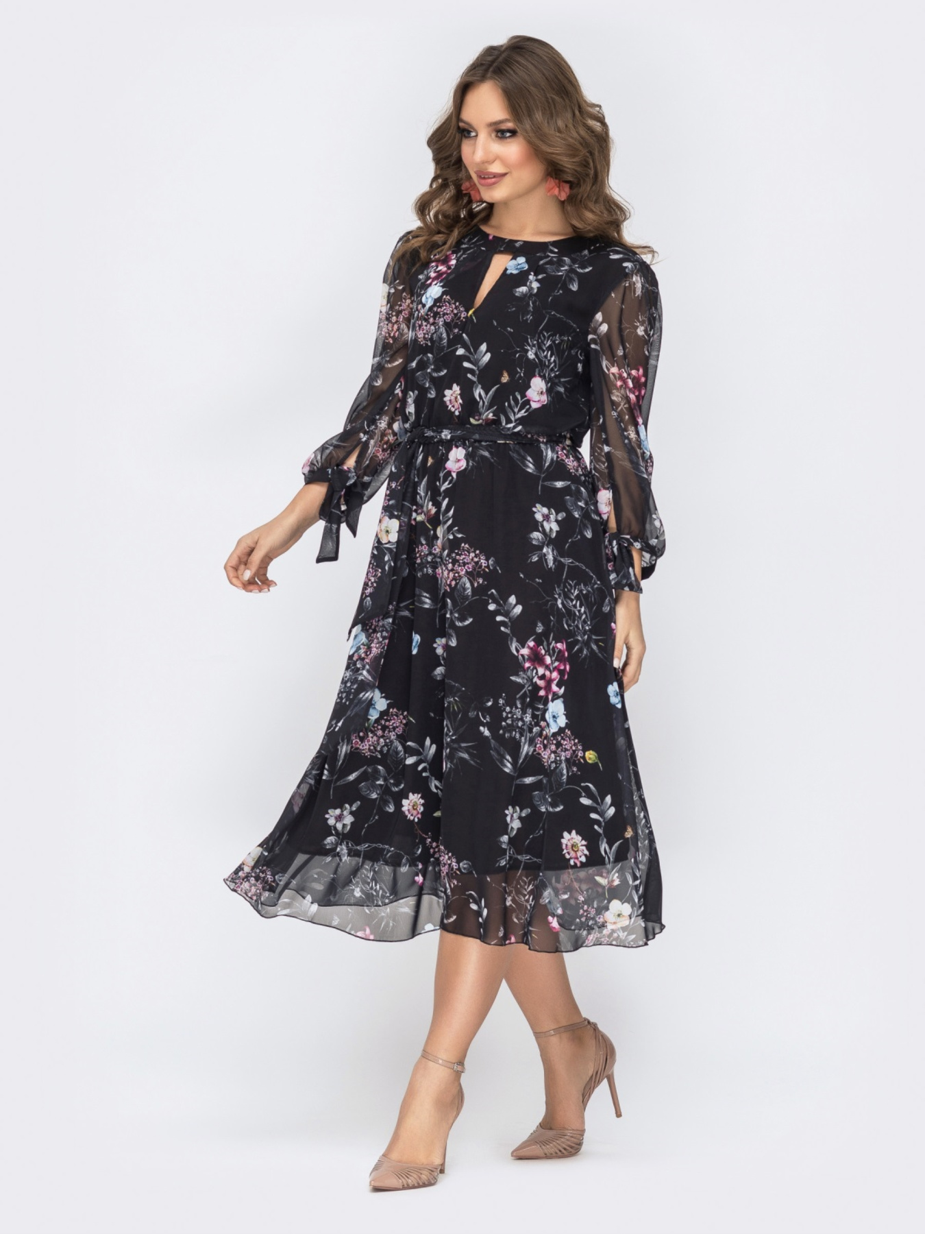 Платье миди Dressa модель 44224 Фото