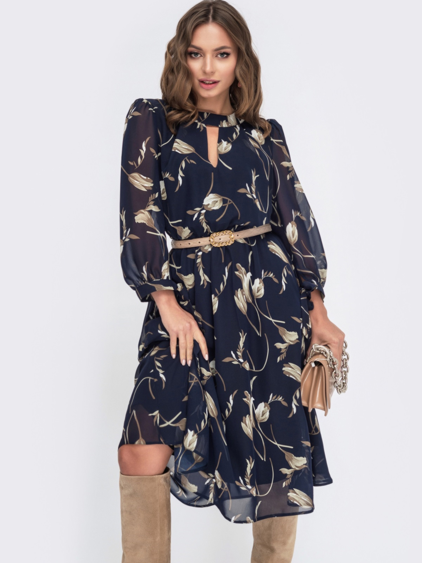 Платье миди Dressa модель 55060 Фото