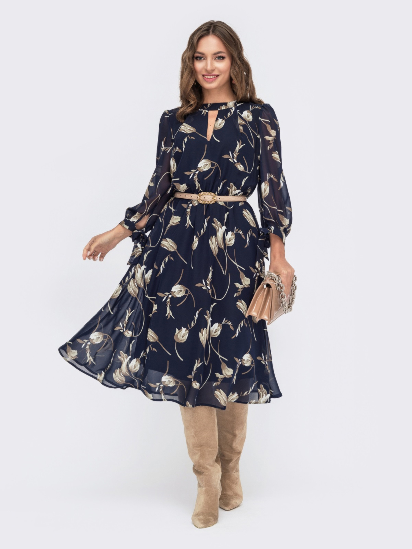 Платье миди Dressa модель 55060 Фото