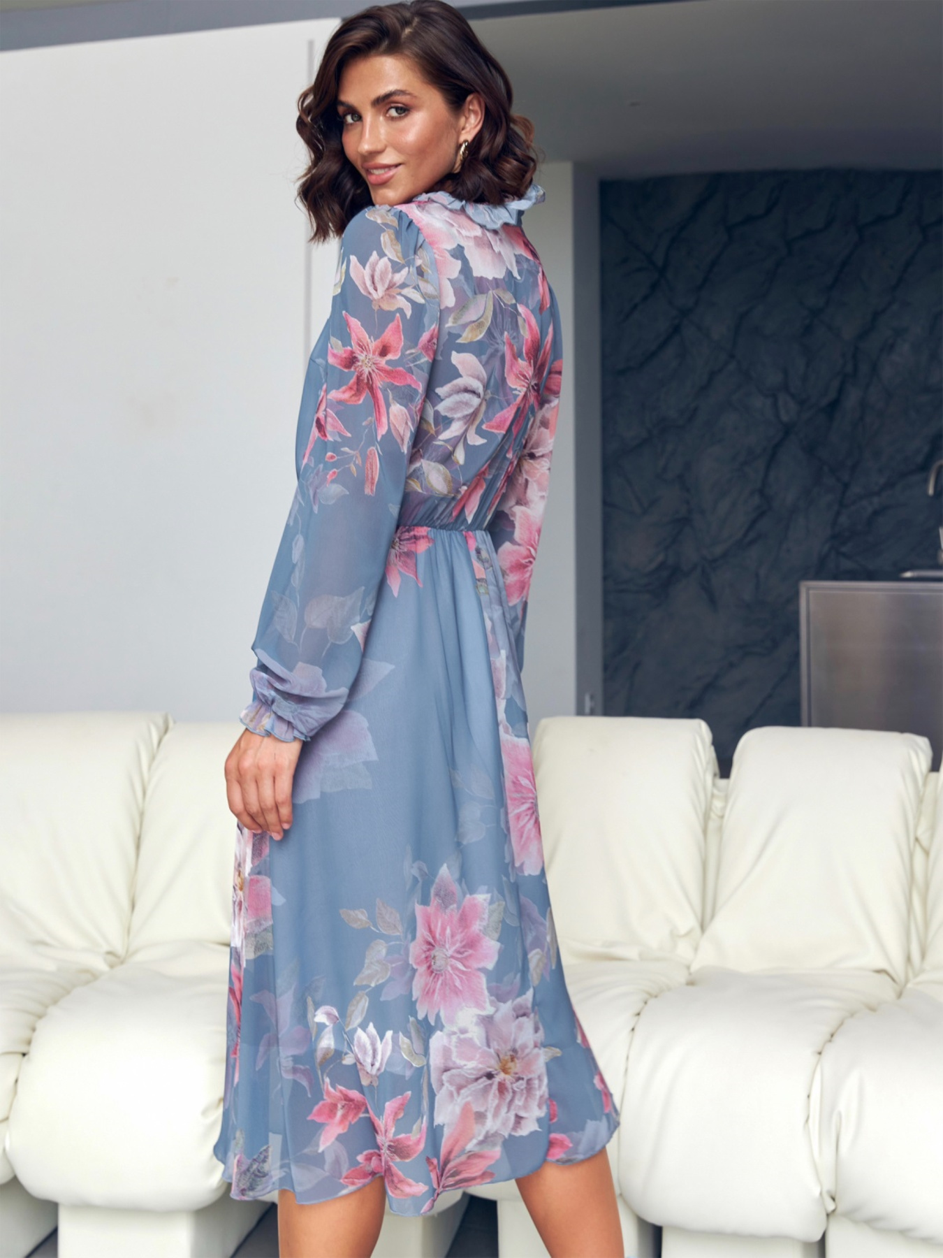 Платье миди Dressa модель 70356 Фото