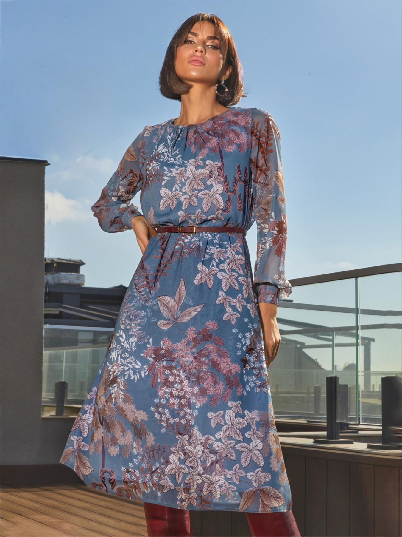 Сукня міді Dressa модель 64022 Фото