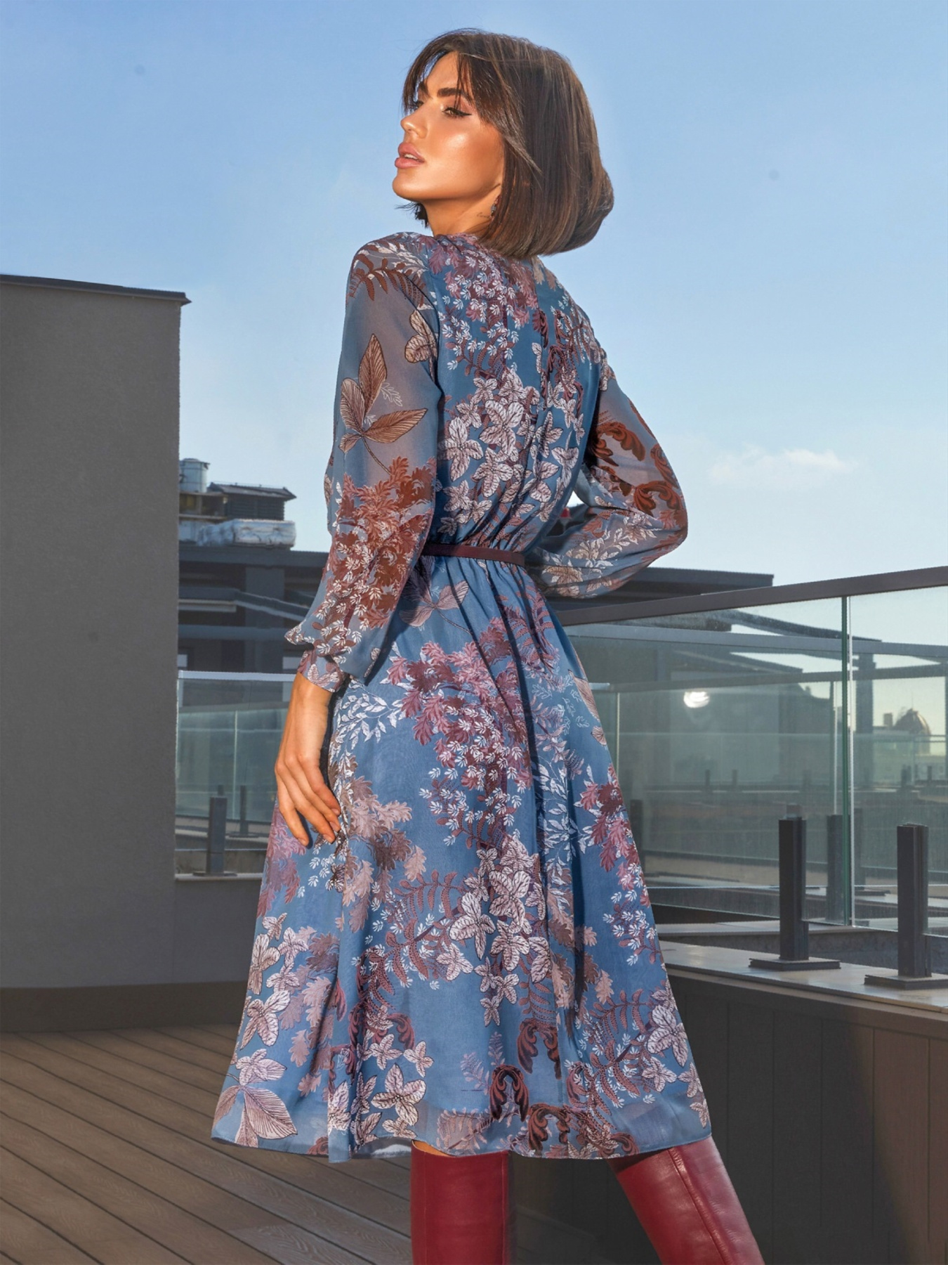 Сукня міді Dressa модель 64022 Фото