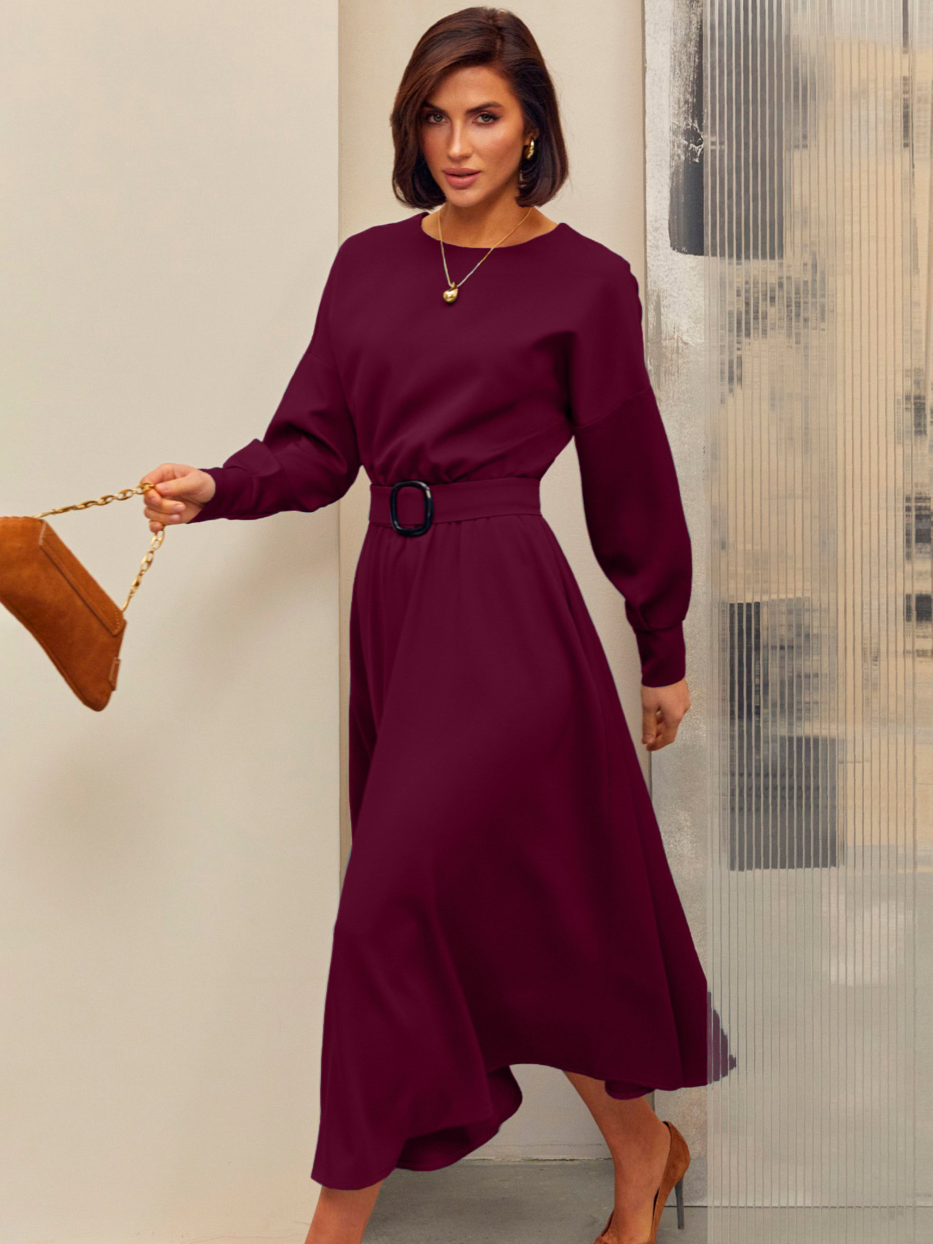 Платье миди Dressa модель 72021 Фото