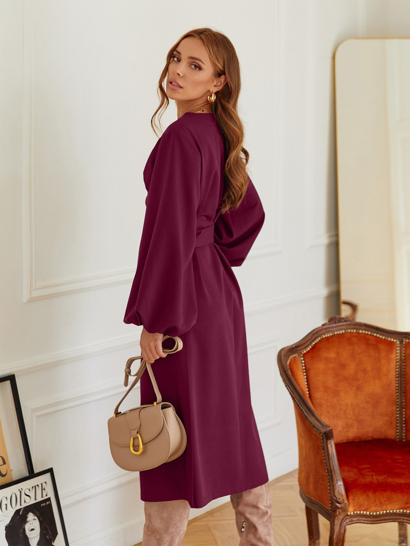 Платье миди Dressa модель 72307 Фото