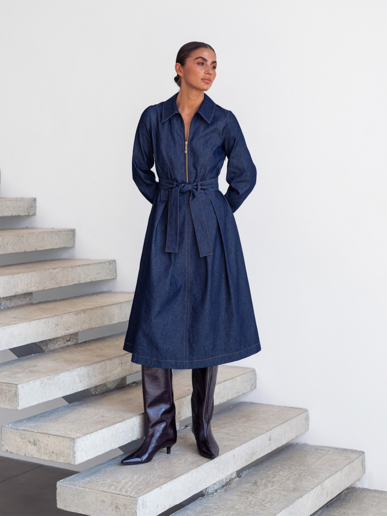 Платье миди Dressa модель 70860 Фото