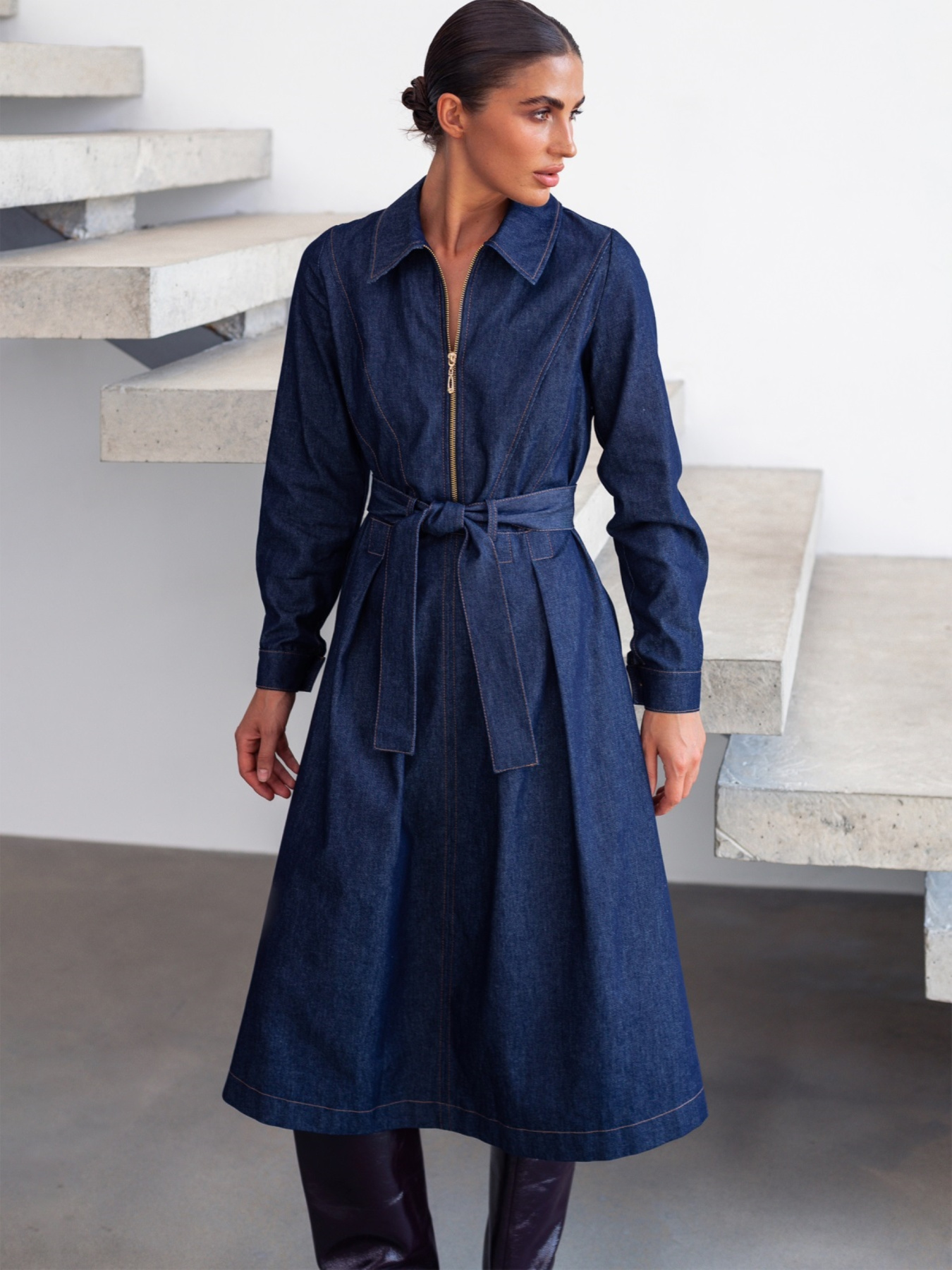 Платье миди Dressa модель 70860 Фото