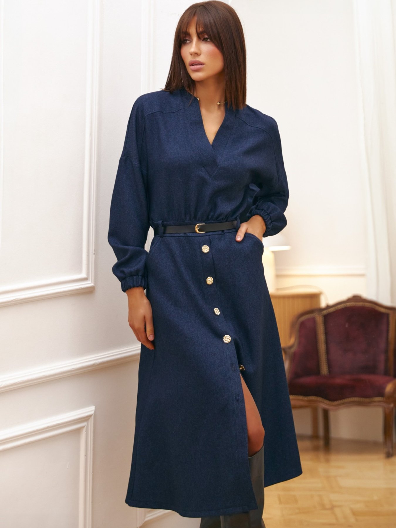 Платье миди Dressa модель 72539 Фото