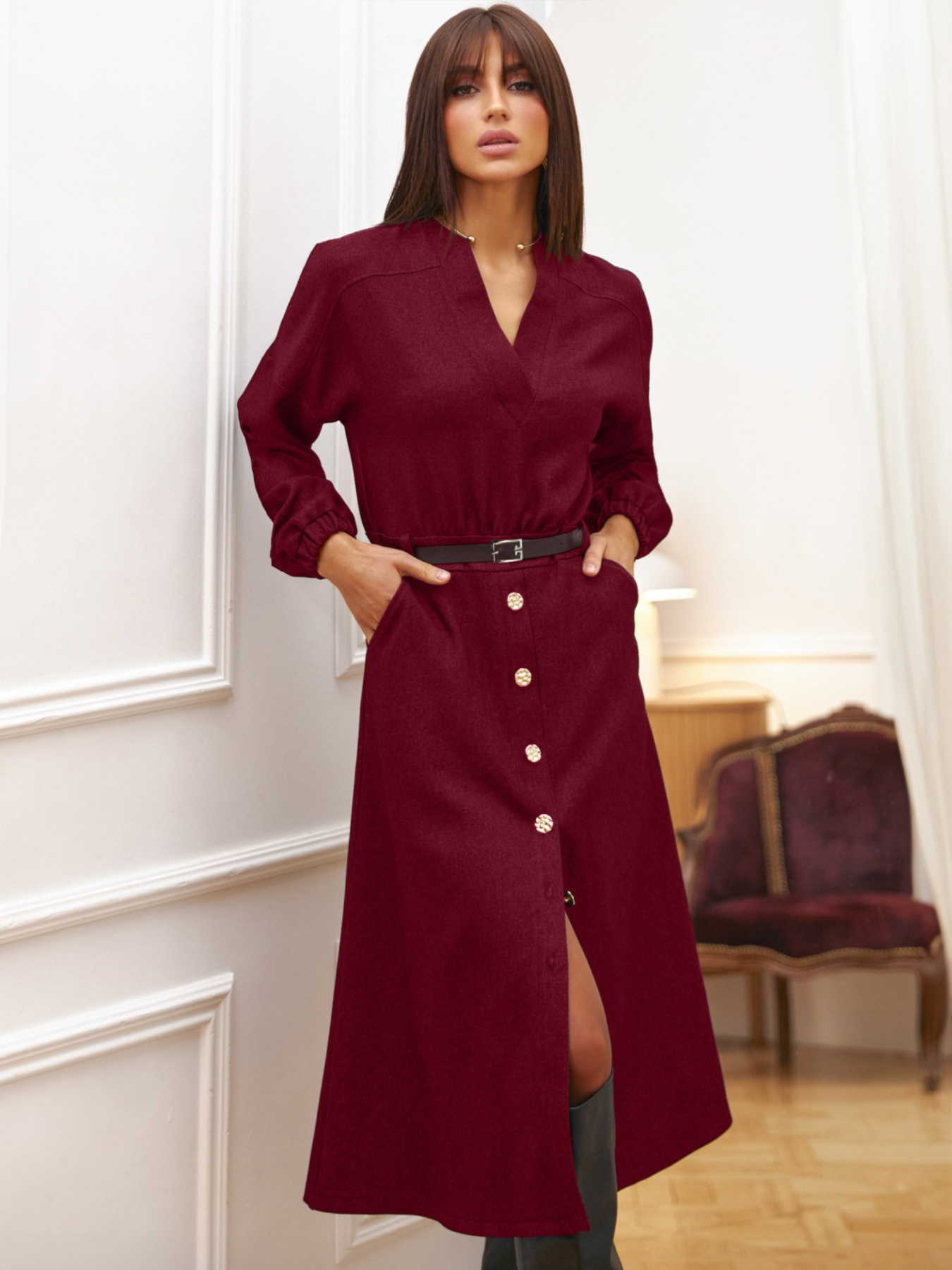 Платье миди Dressa модель 72540 Фото