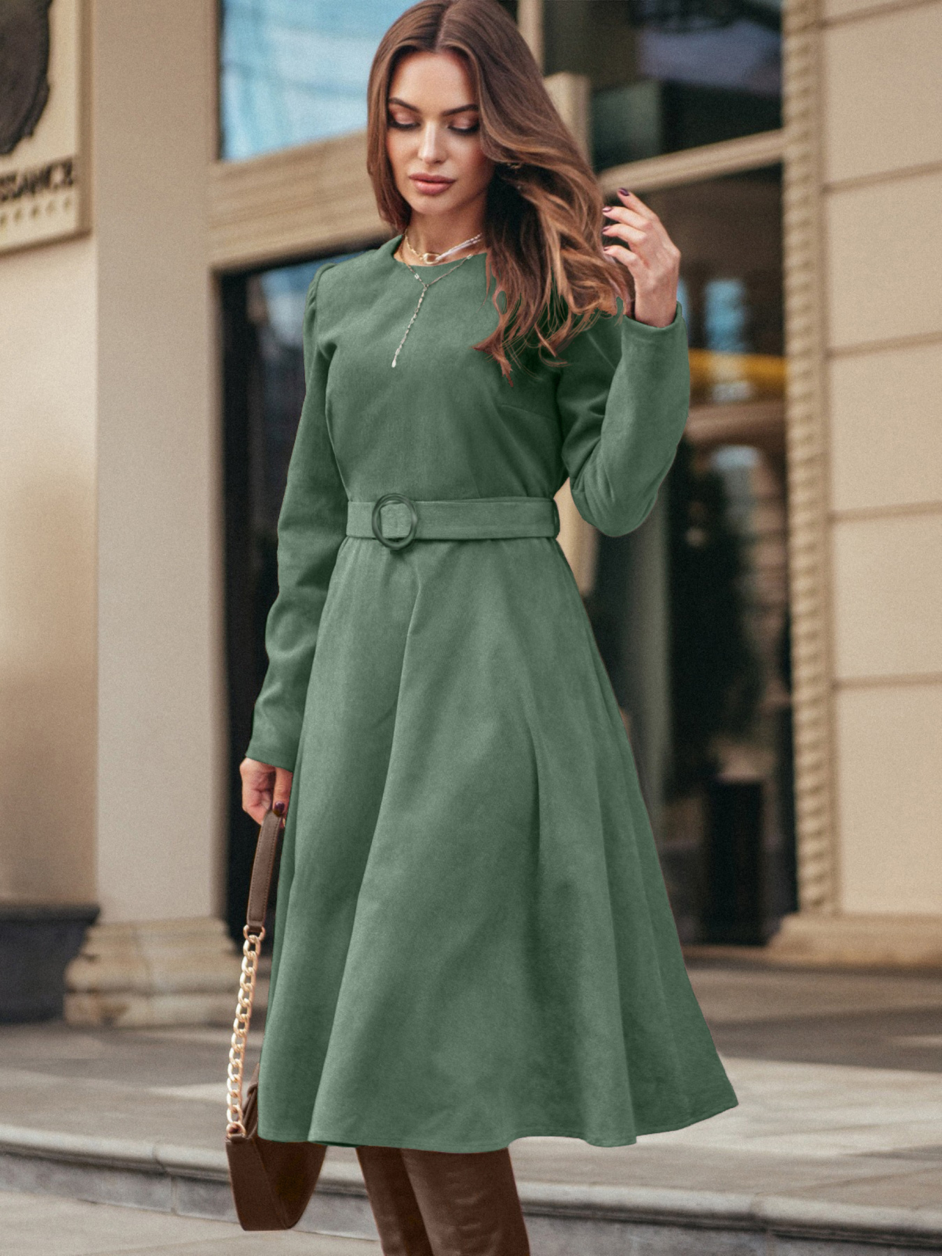 Платье миди Dressa модель 66403 Фото