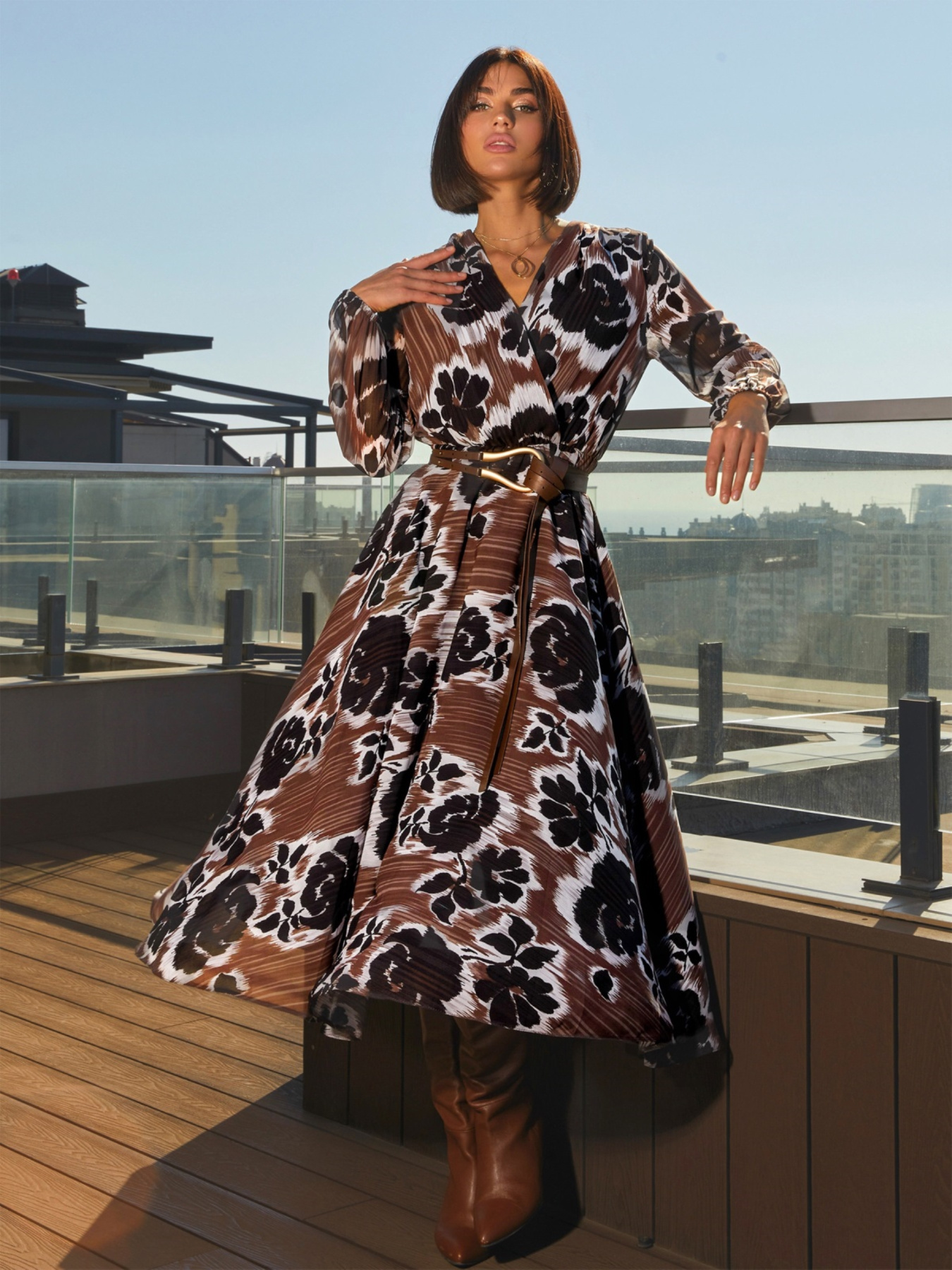 Сукня міді Dressa модель 64059 Фото