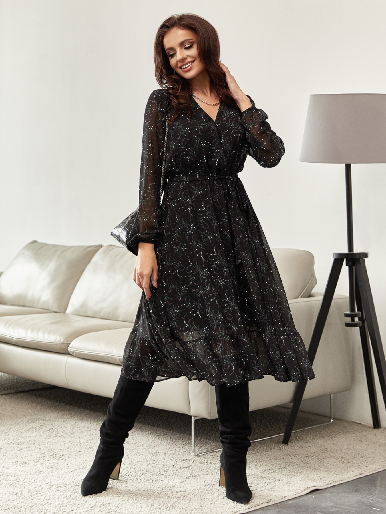 Платье миди Dressa модель 55206 Фото