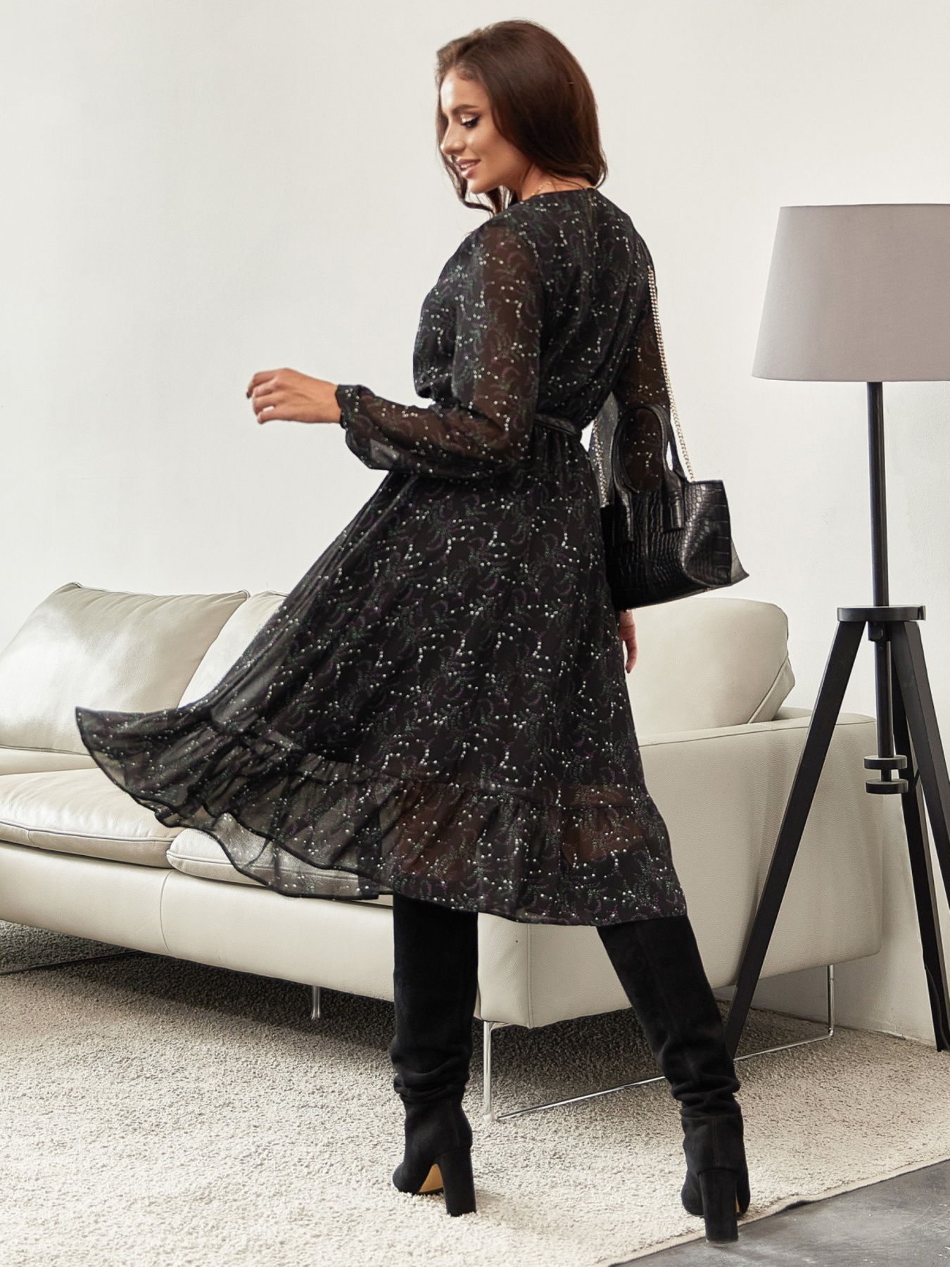 Платье миди Dressa модель 55206 Фото