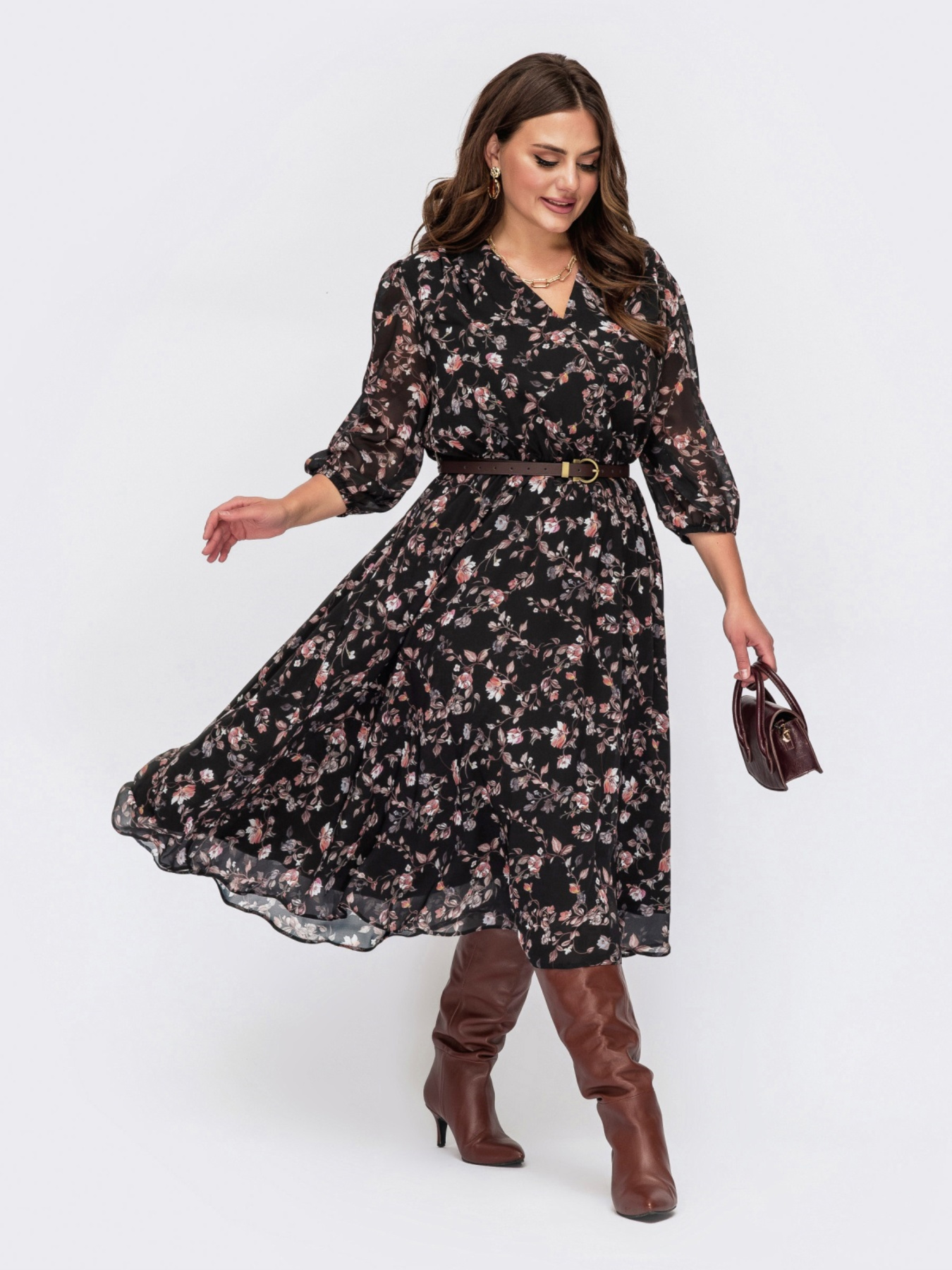 Платье миди Dressa модель 54970 Фото