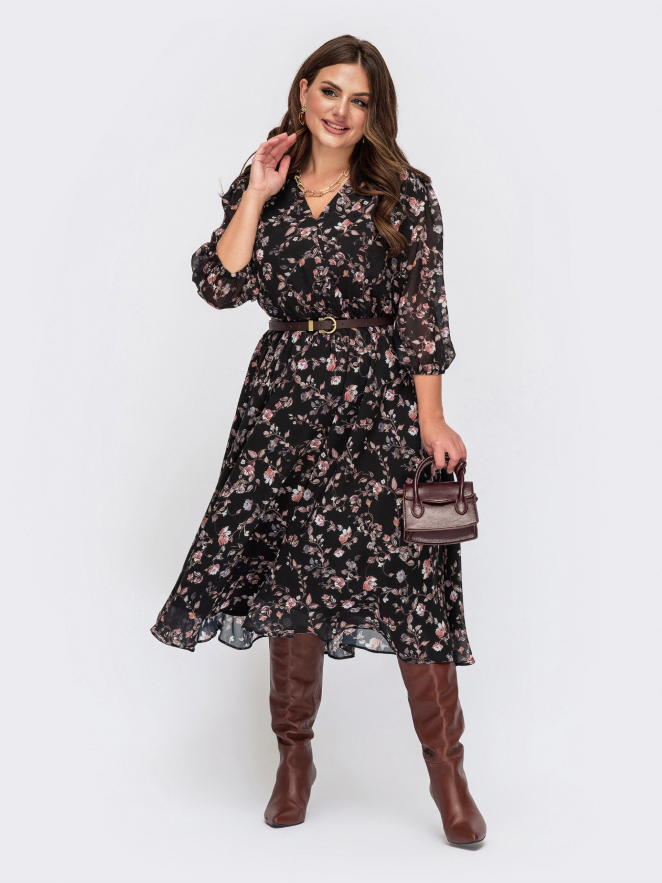 Платье миди Dressa модель 54970 Фото