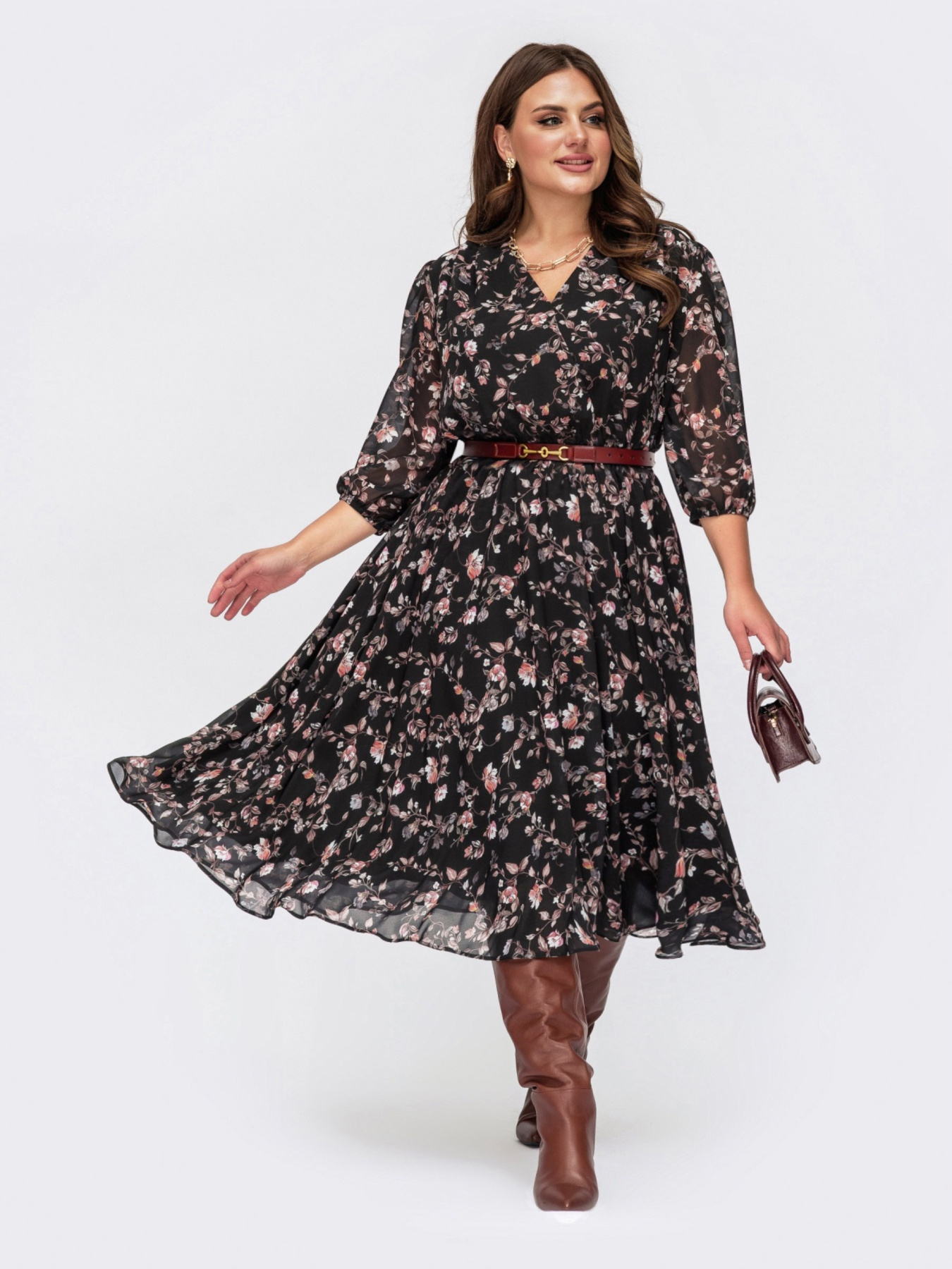 Платье миди Dressa модель 54970 Фото