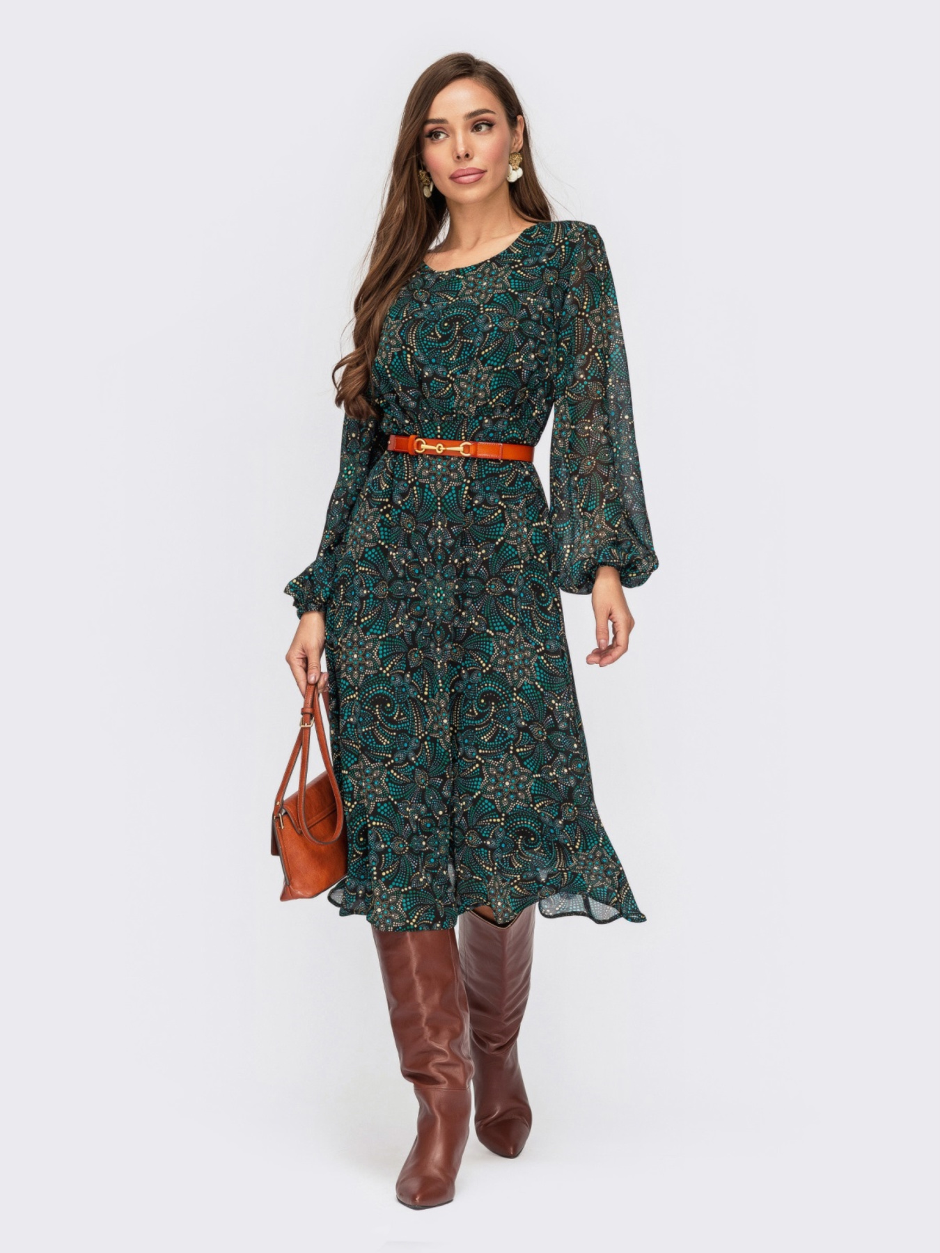 Платье миди Dressa модель 55521 Фото