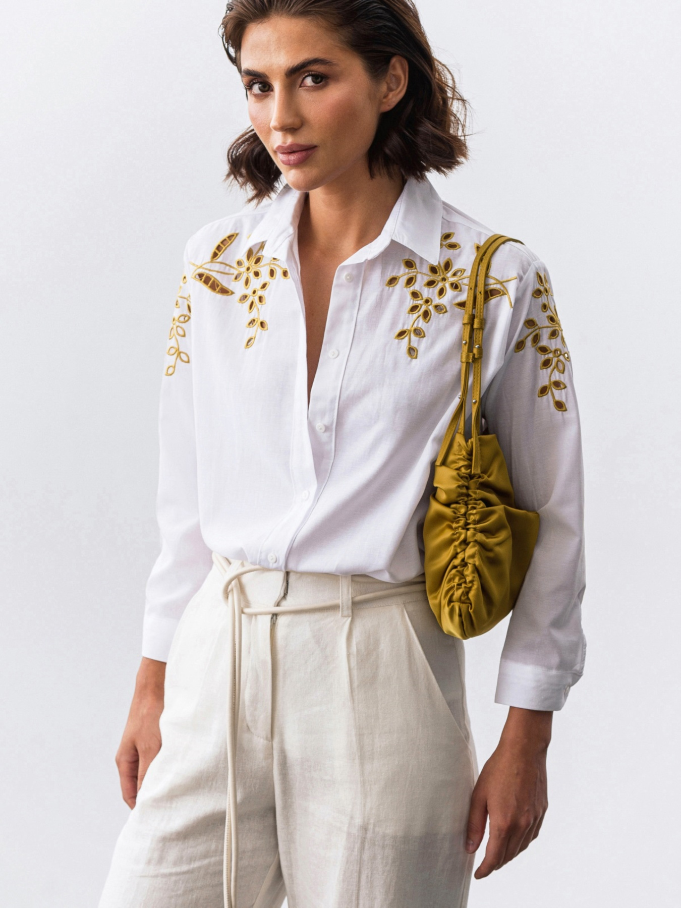 Вышитая рубашка Dressa модель 69323 Фото