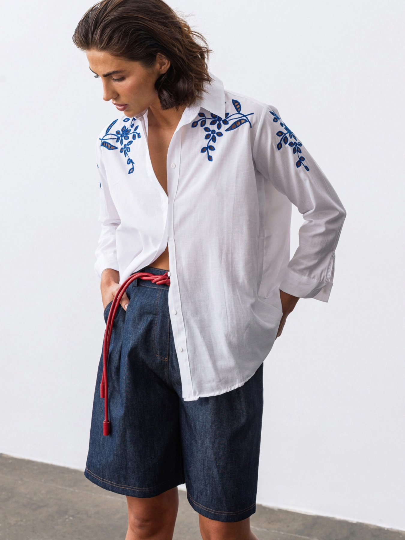 Вышитая рубашка Dressa модель 69325 Фото