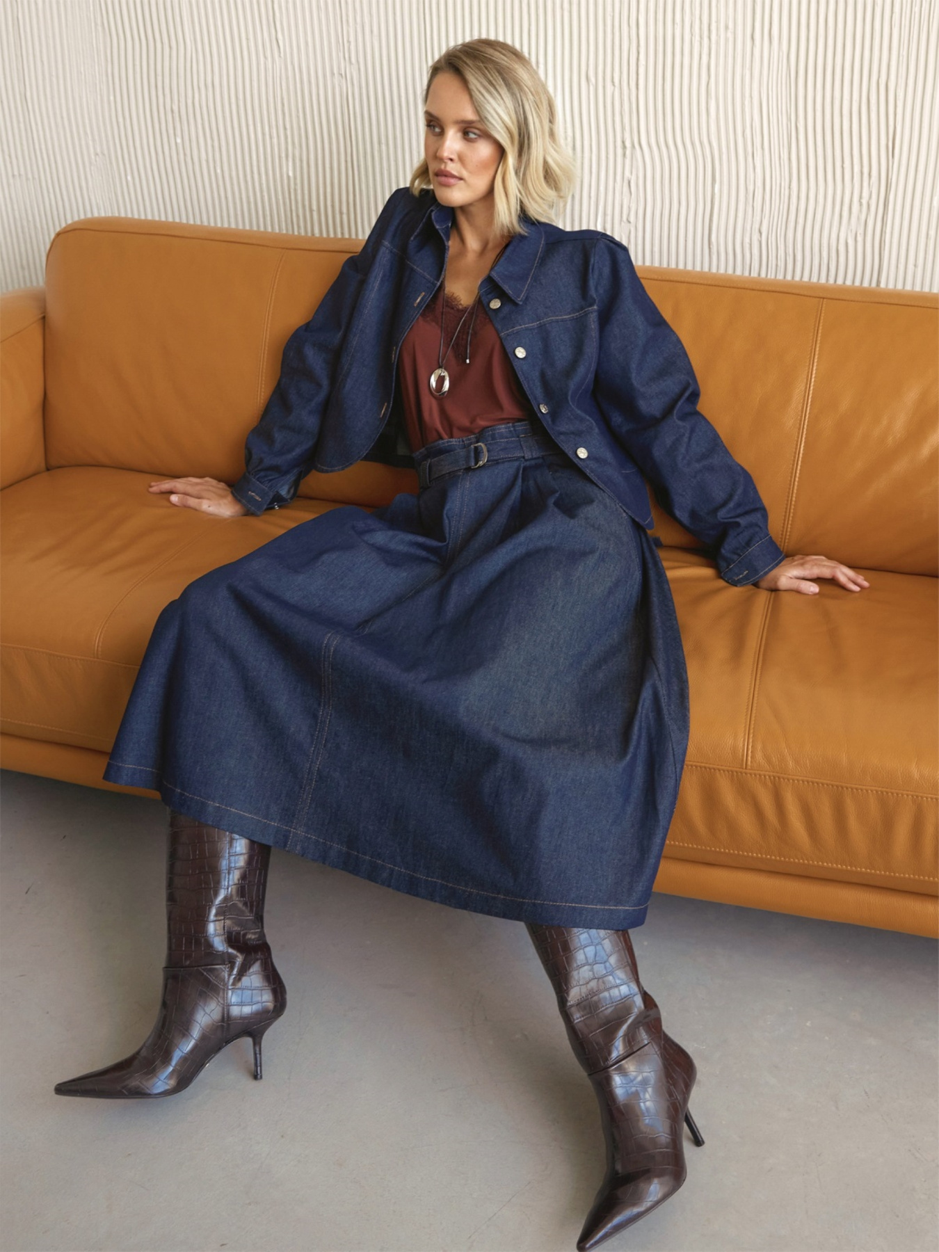 Джинсова спідниця Dressa модель 71047 Фото