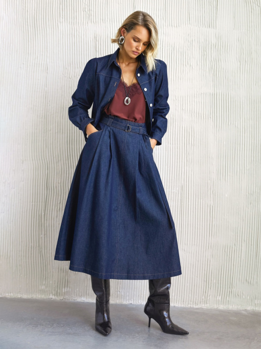 Джинсовая юбка Dressa модель 71047 Фото