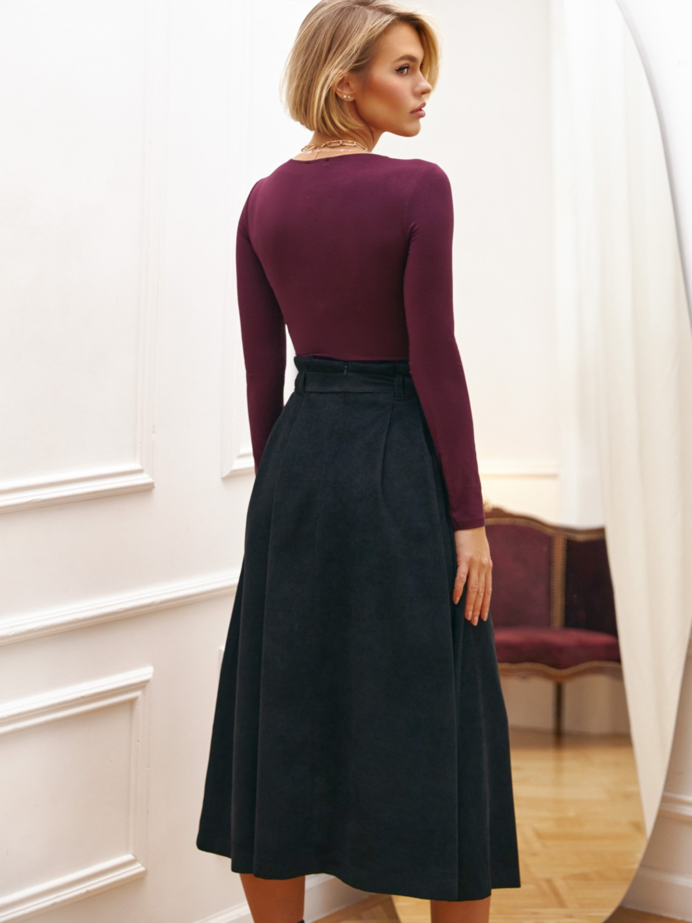 Юбка миди Dressa модель 72585 Фото