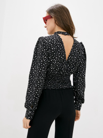 Блуза ISSA Plus модель SA-290_black Фото