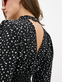 Блуза ISSA Plus модель SA-290_black Фото