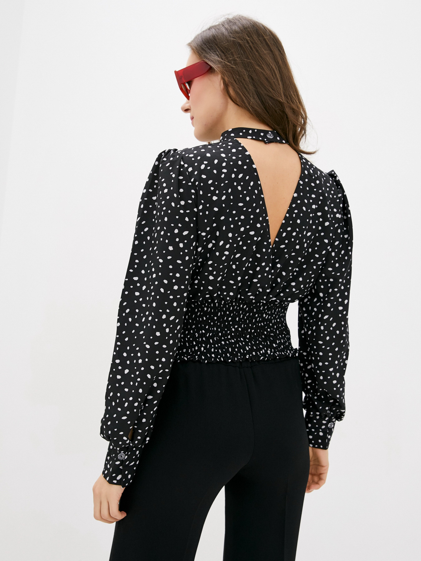 Блуза ISSA Plus модель SA-290_black Фото