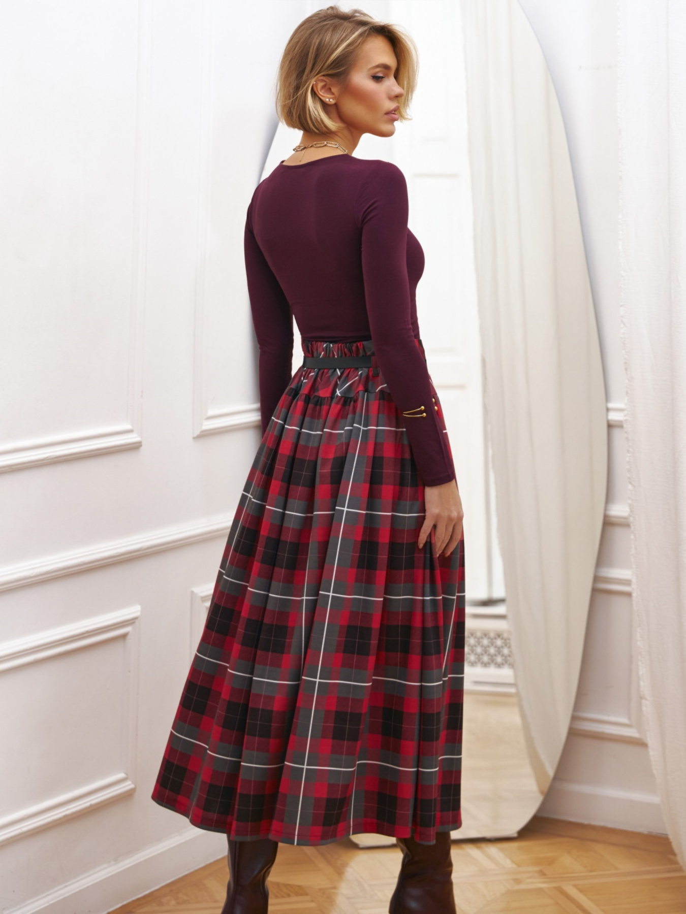 Юбка миди Dressa модель 72586 Фото