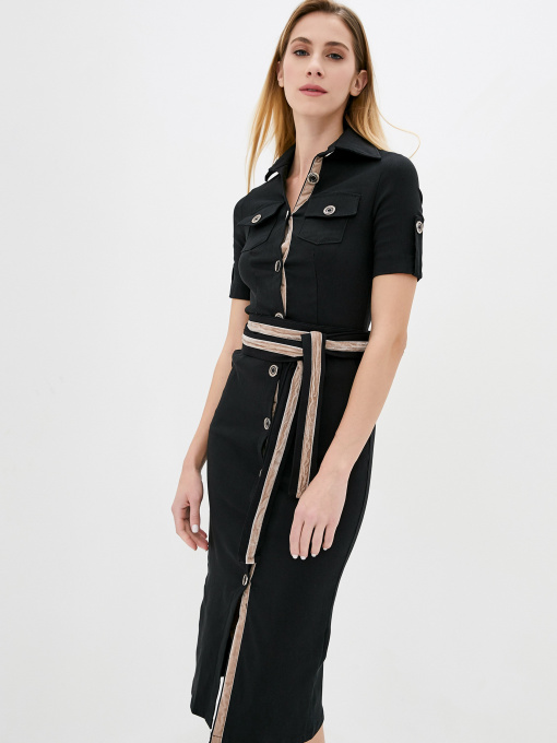 Платья ISSA Plus модель SA-296_black Фото