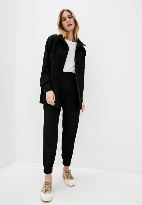 Повседневный костюм ISSA Plus модель 12864_black Фото