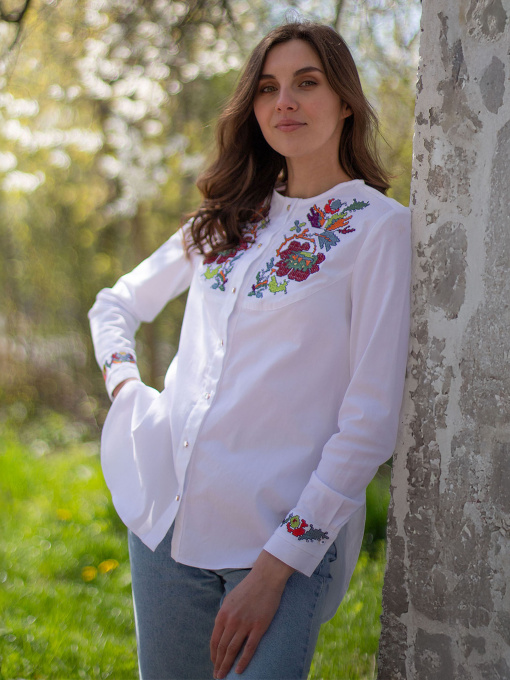 Вышитая рубашка Едельвіка модель 253-20-09 Фото