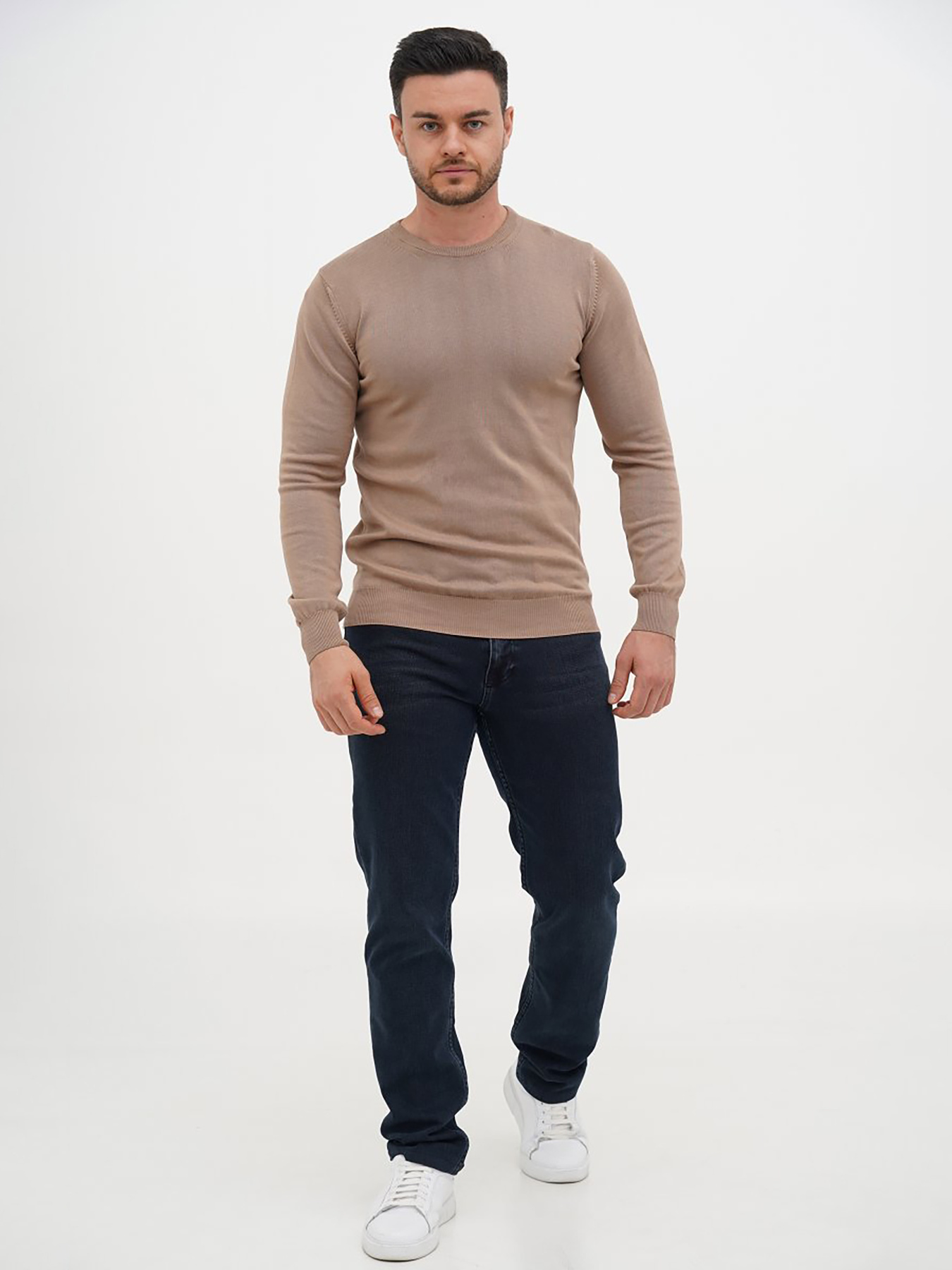 Джемпер Trend Collection модель TC12646BeigeSVTRMN Фото