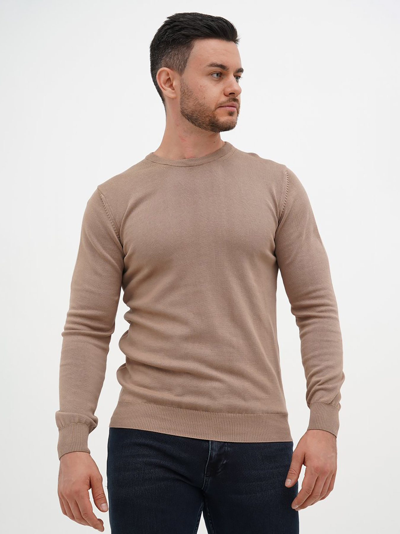 Джемпер Trend Collection модель TC12646BeigeSVTRMN Фото