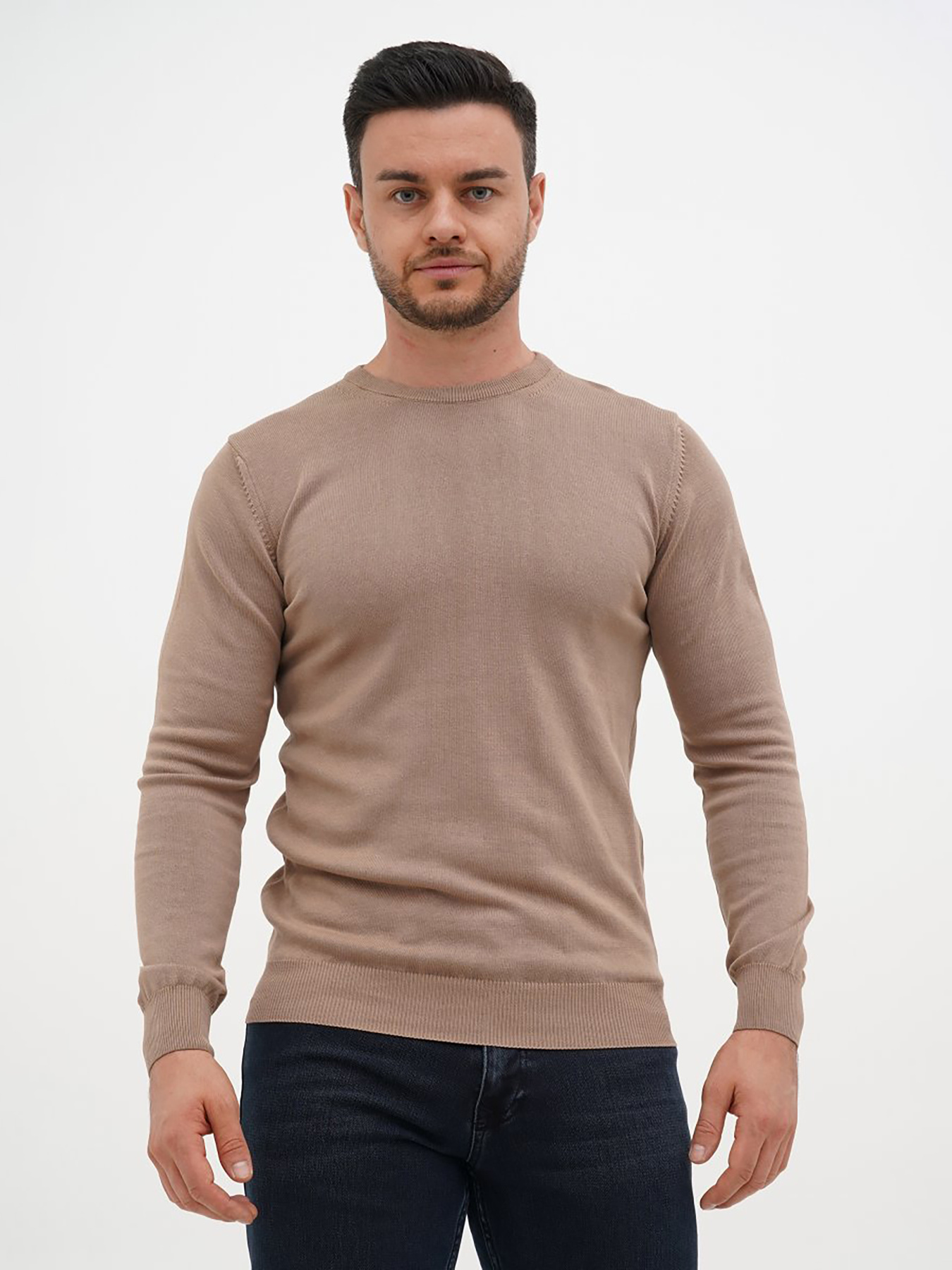 Джемпер Trend Collection модель TC12646BeigeSVTRMN Фото