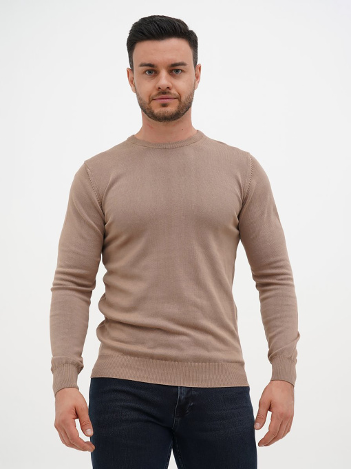 Джемпер Trend Collection модель TC12646BeigeSVTRMN Фото