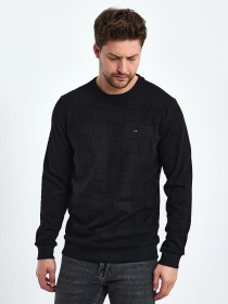 Джемпер Trend Collection модель TC10473BlackSVTRMN Фото