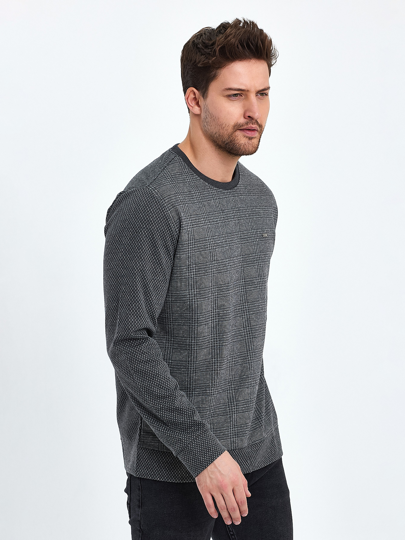 Джемпер Trend Collection модель TC10470GreySVTRMN Фото