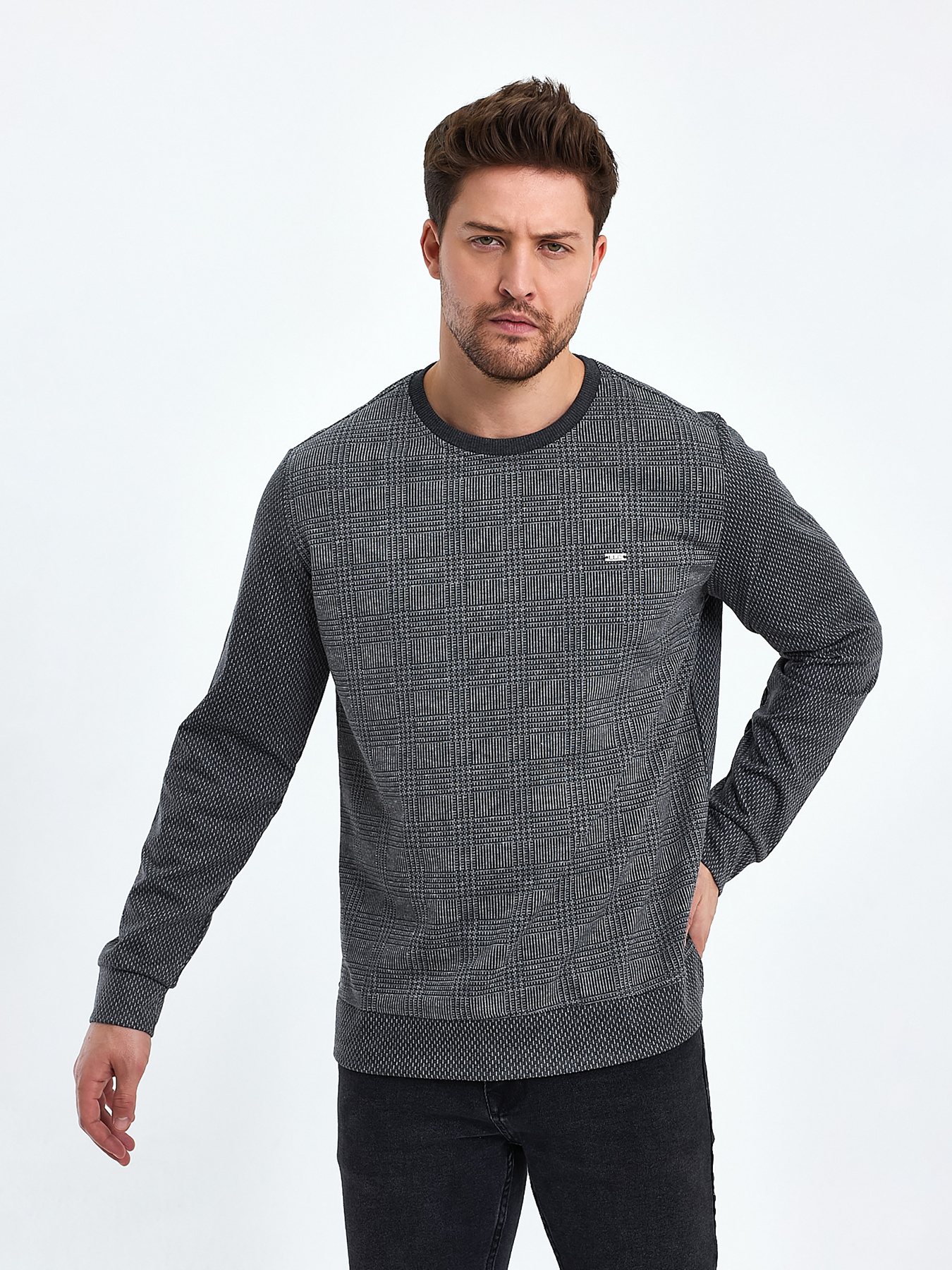 Джемпер Trend Collection модель TC10470GreySVTRMN Фото