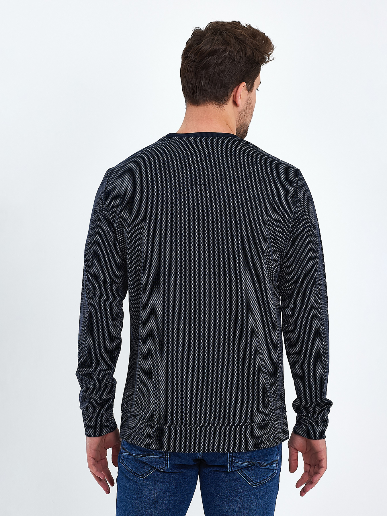 Джемпер Trend Collection модель TC10469BlueSVTRMN Фото