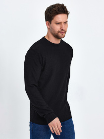 Джемпер Trend Collection модель TC10395BlackSVTRMN Фото