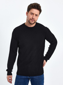 Джемпер Trend Collection модель TC10395BlackSVTRMN Фото