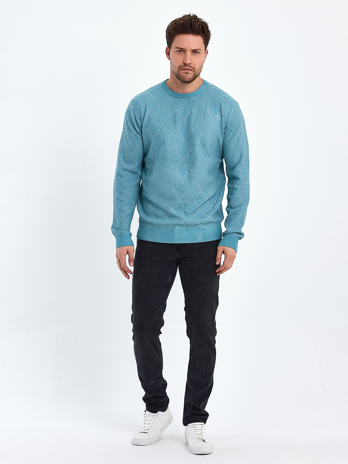 Джемпер Trend Collection модель TC10394LightGreenSVTRMN Фото