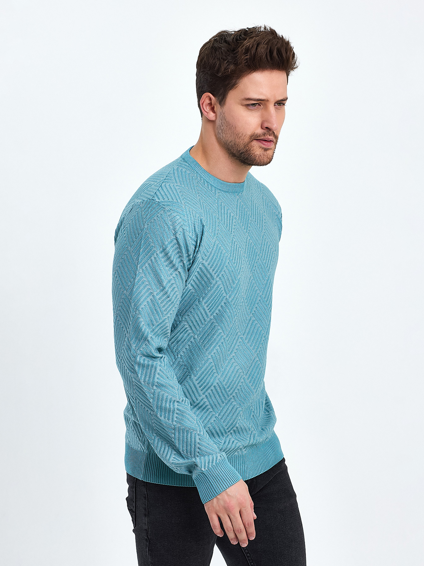 Джемпер Trend Collection модель TC10394LightGreenSVTRMN Фото