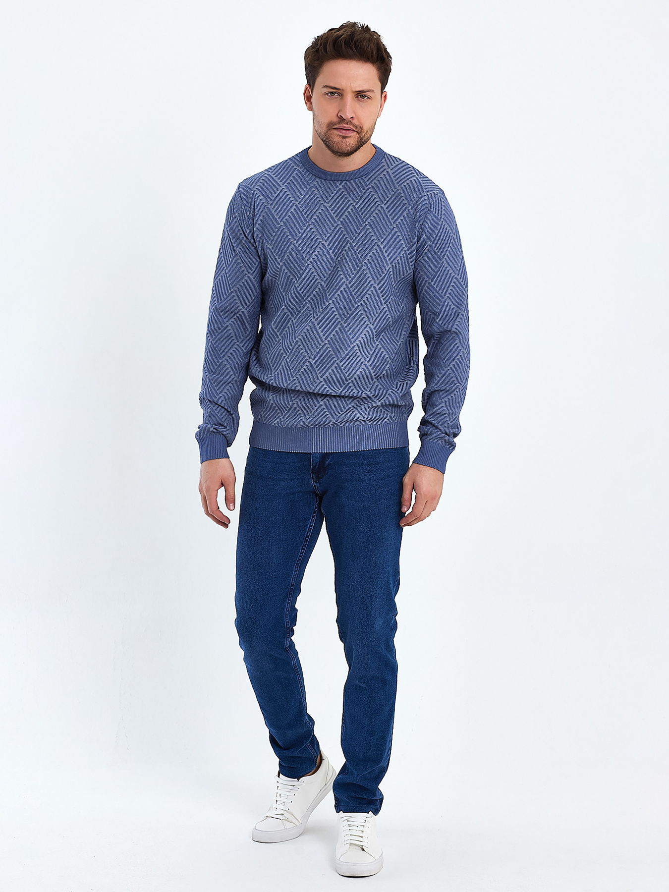 Джемпер Trend Collection модель TC10393LightBlueSVTRMN Фото