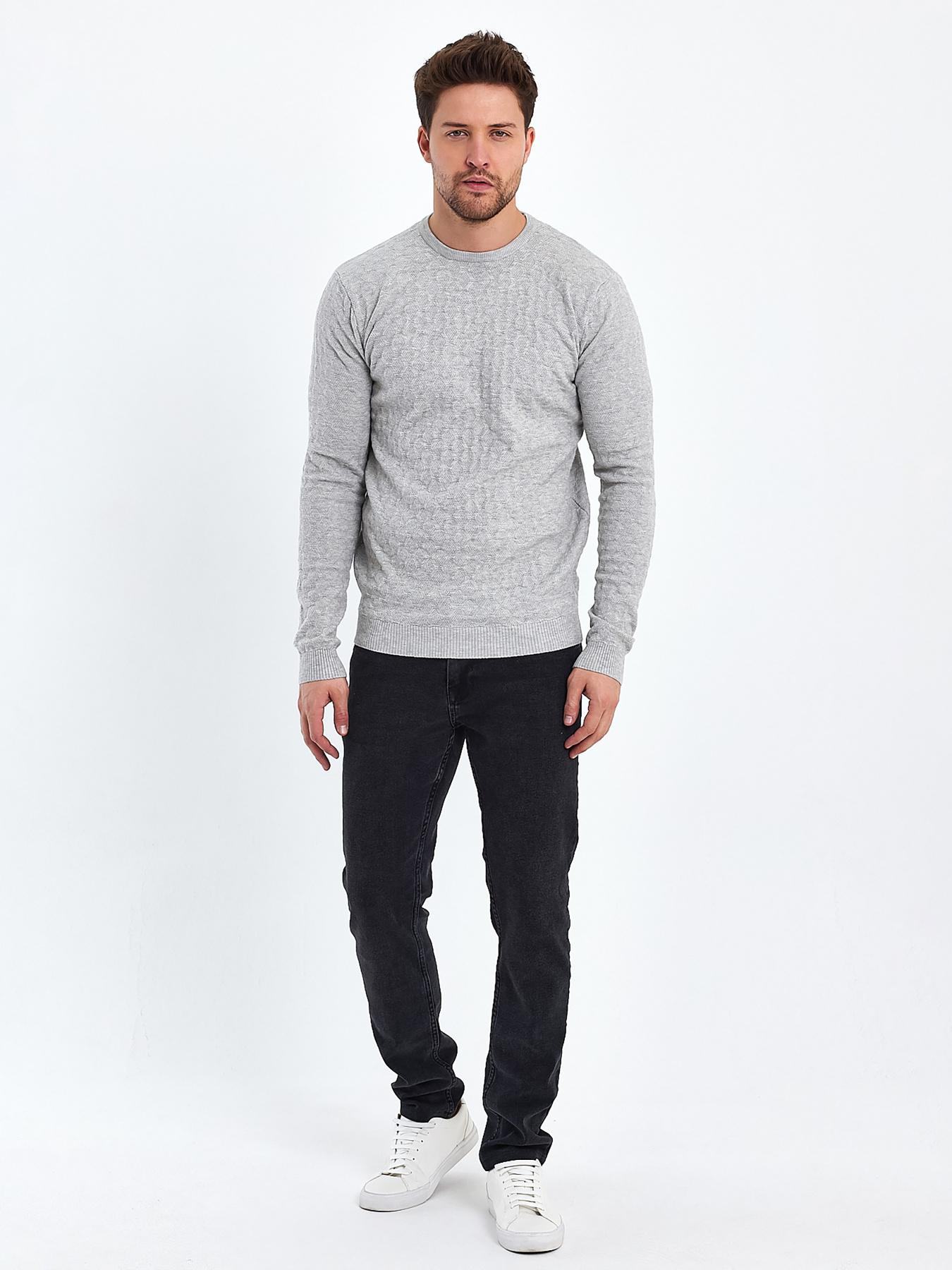 Джемпер Trend Collection модель TC10392GreySVTRMN Фото