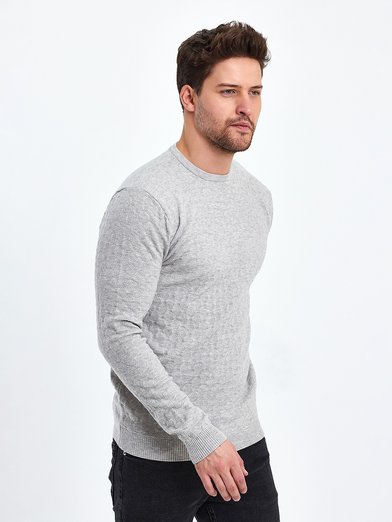 Джемпер Trend Collection модель TC10392GreySVTRMN Фото