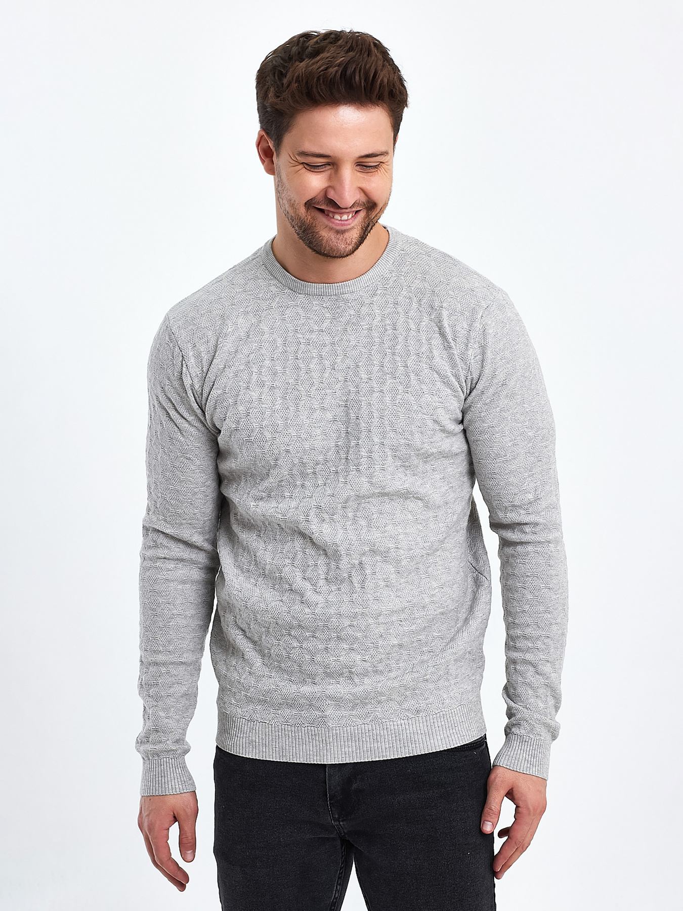 Джемпер Trend Collection модель TC10392GreySVTRMN Фото