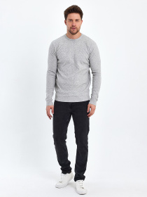 Джемпер Trend Collection модель TC10392GreySVTRMN Фото