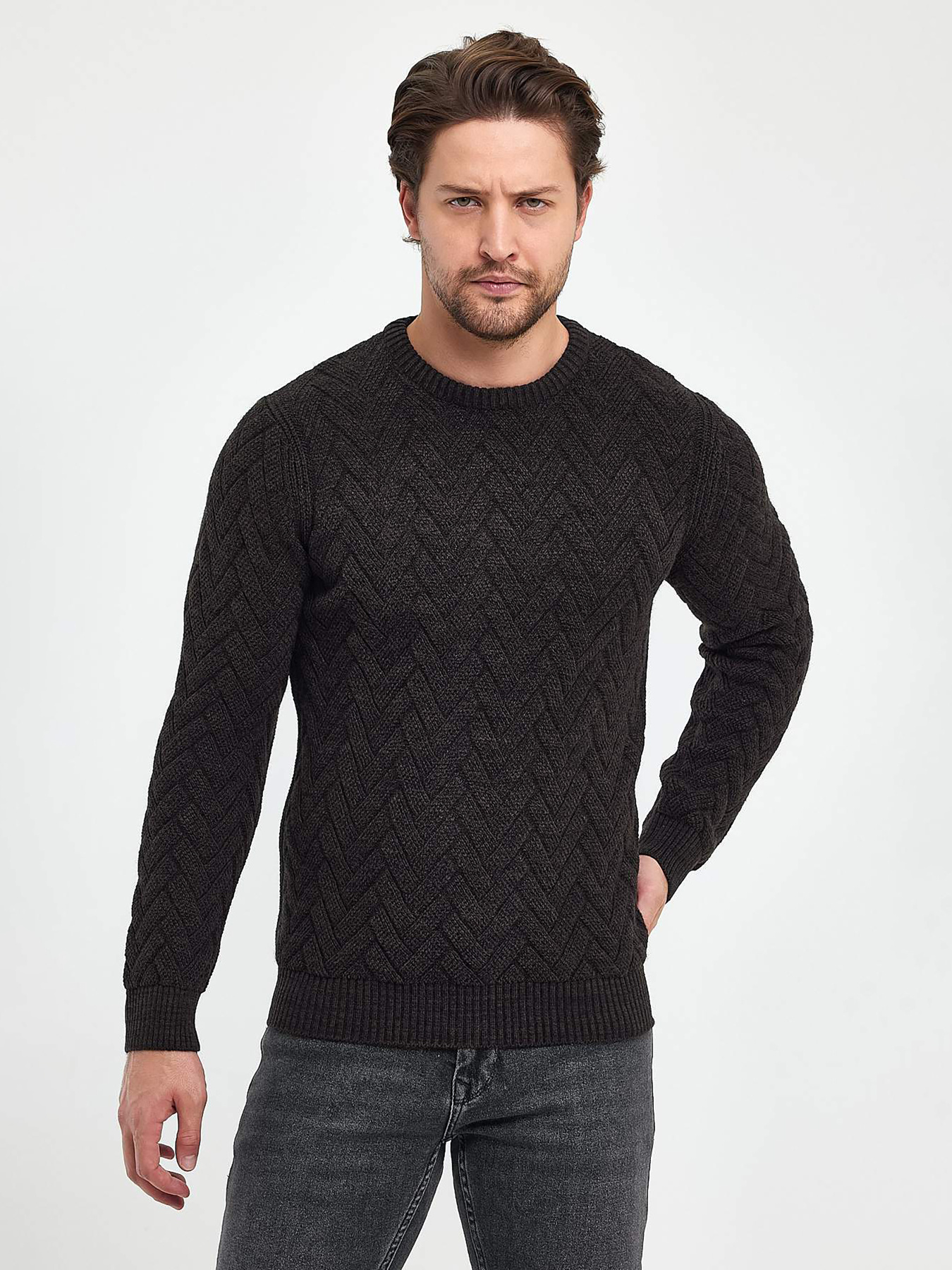 Джемпер Trend Collection модель TC10216BlueSVTRMN Фото